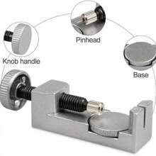 Silver Metal Watch Strap And Bracelet Buckle Removal Tool Set, Including 3 Needles, Adjustable Watch Repair Tool, No Power Supply Required, Ideal Gift For Watch Lovers