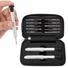 Kit de reparación de gafas para tornillos hexagonales. Juego de destornilladores de precisión, kit de herramientas profesionales. Kit de reparación de gafas, relojes y teléfonos con destornilladores de precisión, con bolsa de almacenamiento. - otro - Ver 2