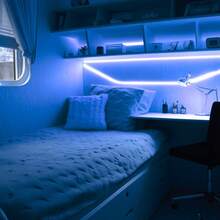 Vmingo 20 pzs Modulo Tira 5 Led 5035 Blanco IP65 Encapsulado Cartel Publicidad Hogar Oficina - Azul - Ver 7