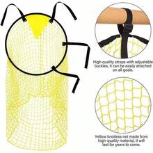 2pcs Football Net Soccer Top Bins Soccer Target Goal For Kicking Accuracy Training - Yellow - View 8