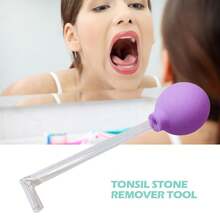 1 Set Tonsil Stone Removal Tool Kit, Includes PVC Suction Ball, Oral Hygiene Suction Ball, Cupping Device, Rubber Tip Gum Stimulator - Multicolor - View 7