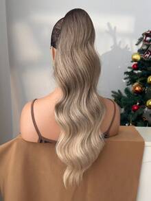 24英寸渐变波浪假莫霍克马尾辫，耐热纤维 - 漸層 - 查看 6