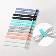 60/30/10 Stück Silikon Kabel Organizer, wiederverwendbare USB Kabel Binder, Kabel Wickler, Kabel Organizer, Kabel Aufbewahrungstasche für Urlaubsreisen, Outdoor-Aktivitäten, Ladezubehör, Reiseaccessoires