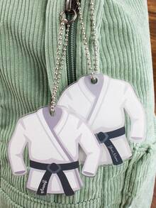 Décoration d'arts martiaux personnalisée, ornements acryliques de taekwondo, breloques de sac personnalisées, porte-clés personnalisés avec nom, porte-clés pour femmes/hommes, décoration de voiture, taekwondo, judo, jujitsu, accessoires, pendentif acrylique imprimé recto, Saint-Valentin, anniversaire, Halloween, chambre à coucher, quotidien, garçon, fille, famille, père, mère, accessoires vestimentaires, automne chic, petit ami, petite amie, famille, amis, bibelots - Modèle A - Voir 4