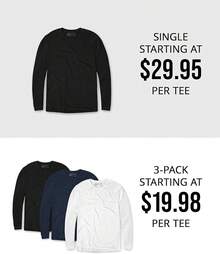 INTO AM Long Sleeve Tee Shirts Men S-XL - Men's Longsleeve Casual Work-Shirts - Non-branded - Dark Maroon - View 5