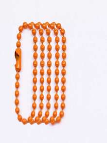 2.4mm彩色珠链，糖果色DIY珠宝配件，珐琅吊坠挂链，彩色圆珠链，用于手链、钥匙扣、吊坠制作（适合悬挂装饰品和标签） - 珠鍊 - 查看 11