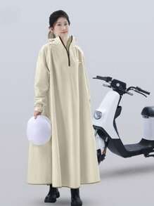 Unisex Cycling Raincoat, Hooded Windproof Waterproof Poncho For Motorcycle, Bike, Electric Scooter, Outdoor Activities, Hiking, Travel, Thickened Waterproof Rainwear Insulation,Galentines,Puppy,Carnival,Party Decorations