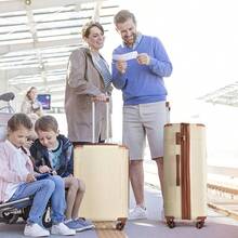 Carry On Luggage 24 Inch ABS+PC Lightweight 65L Capacity Hardshell Suitcase With TSA Lock And Wheels For Travel Trip