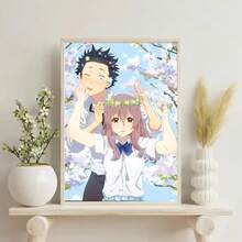 1/3/6张流行墙面艺术海报套装，日本动漫电影海报，现代墙面装饰，帆布海报印刷，书房、宿舍、客厅、卧室，无框风格家居装饰 - 彩色 - 查看 36