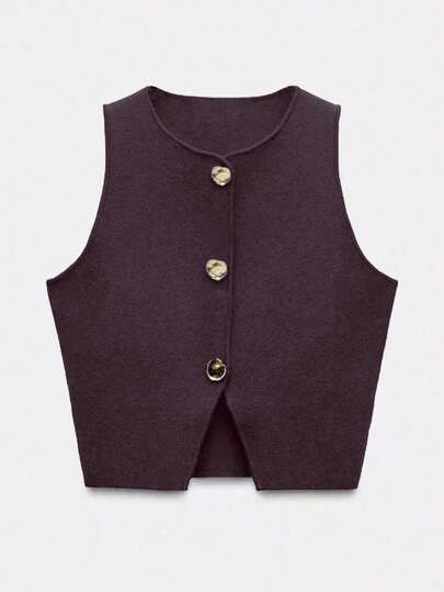 Summer New Women Sleeveless Vest, Elegant Fashionable High-End Romantic Business Casual Vacation Graduation Independence Day, Size Runs Small, Recommend Ordering One Size Up