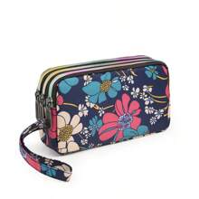 女士手拿包，三层长款女士手拿包，大容量钥匙休闲手机包，手提包，手机袋，女士钱包