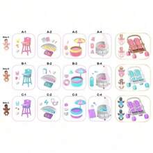 (单包装)ZURU MAX 花园惊喜球 - 可建造的植物神秘蛋 - 151 块多肉植物和花卉积木玩具套装 - 单球包装 - 77707GQ1 - 查看 4