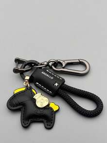 Handmade Leather Car Key Chain, Simple & Personalized Key Ring Lanyard For Men & Women - Have Money Immediately - View 2