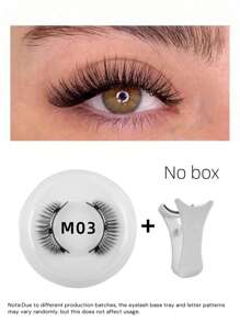 磁性睫毛自然外观，量子磁性睫毛采用磁铁和无胶设计，自然持久，易于佩戴，盒装条状睫毛，睫毛，睫毛，假睫毛 - 眼尾拉長款 - 查看 21