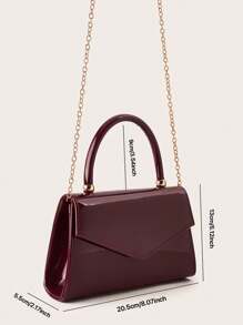 Fashion Solid Color Mirrored Handbag Evening Bag, Charming And Elegant Women's Business Bag, Suitable For Ladies' Daily Commute Or Dating For Party,Wedding, Prom, Dinner/Banquet, Matching With Wedding Dresses,Formal Dresses, Prom Dresses, Birthday Dresses