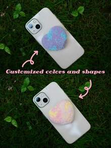 1 Stück personalisierter bestickter Plüsch Dekor, personalisierter Handyhalter, handgefertigte bestickter personalisierter/bonbonfarbener Kunstwerke, in Form von Buchstaben/rund/Herz, personalisierter Handyhalter/Anhänger, personalisiertes Plüsch Kunstwerk, kann als Geburtstags-/Party-/Alltagsdekor Geschenk verwendet werden, einzigartiges Geschenk für Familie/Freunde/Lehrer/Freundin/Freund/Mutter/Schwester, geeignet für Halloween/Thanksgiving/Weihnachten/Neujahr Geschenke