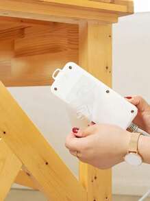 1/5 pares de ganchos adhesivos de doble cara, ganchos de pared montados, ganchos de fijación transparentes impermeables, ganchos de hebilla para cocina, baño, inodoro, fijador de enchufes del hogar, Halloween, Navidad