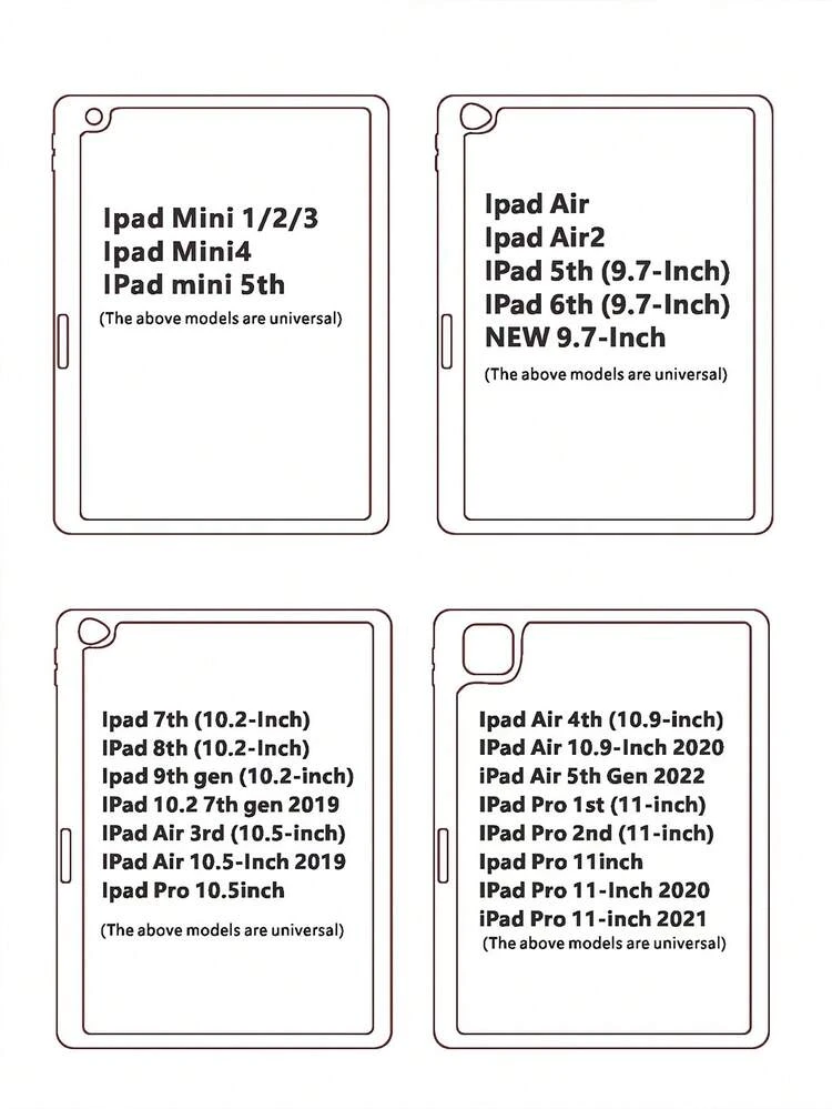 白無地折り紙ベーシックパッドケース 1個 エレガントなミルキーホワイト アクリル 透明クリスタル保護ケース ペンホルダー付き、iPad 10th & 11th Generation対応、スリープ/ウェイク機能サポート、春のギフト - ベージュ - 見る 10