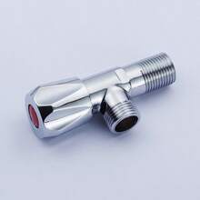 304 Stainless Steel Angle Valve, Full Copper Cold & Hot Water Heater Valve, 1/2" Shut-Off Valve, Thickened Universal Water Valve For Toilet - 304 Stainless Steel Thickened Explosion-proof Triangle Valve - View 2