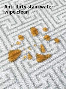 1 Rotolo di carta da parati autoadesiva, impermeabile e resistente all'umidità, facile da installare, può essere tagliata e rimossa liberamente, adesivi murali in vinile da staccare e incollare, adatti per decorare soggiorni, cucine, uffici, camere da letto e stanze, decorazioni murali fai-da-te, carta da parati per la decorazione della stanza e del soggiorno - Multicolore - Visualizzare 5