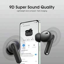 Realme Buds T310 真无线入耳式耳机，46dB 混合主动降噪，360° 空间音频，12.4 毫米动圈式低音单元，电池续航时间长达 40 小时，支持快速充电 - 紫色 - 查看 10
