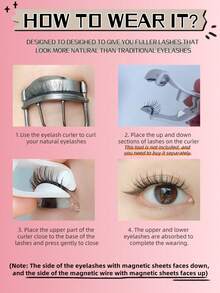 1 Paio Di ciglie Magnetiche Mezze ciglie Senza Colla, ciglie Magnetiche Corte Sguardo Naturale Occhio Di Gatto, ciglie Finte Riutilizzabili Senza Adesivo, Adatte Per Persone Pigre, Blogger Di Makeup, Regalo Per Donne, Strisce Di ciglie, ciglie, ciglie Finte