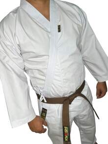 Kyoshi Canvas Karate Kimono For Adults - White - View 3