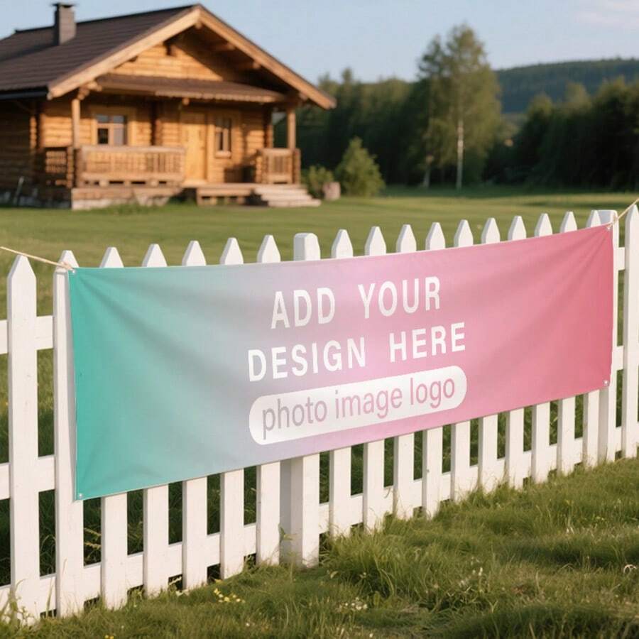 Customized Banner 120cm, Customized Printing Text, Photo, Advertisement, Competition, Game, Team, Outdoor Banner, Birthday Banner, Party Banner, Wedding Banner, Graduation Ceremony, Concert, Customized Flag, Customized Banner, Personalized Banner, Garden Yard Banner, Custom Text Or Image Banner, Wall Decor Banner, Game Flag, Customized Pattern Printing, Logo, Text, Photo Banner