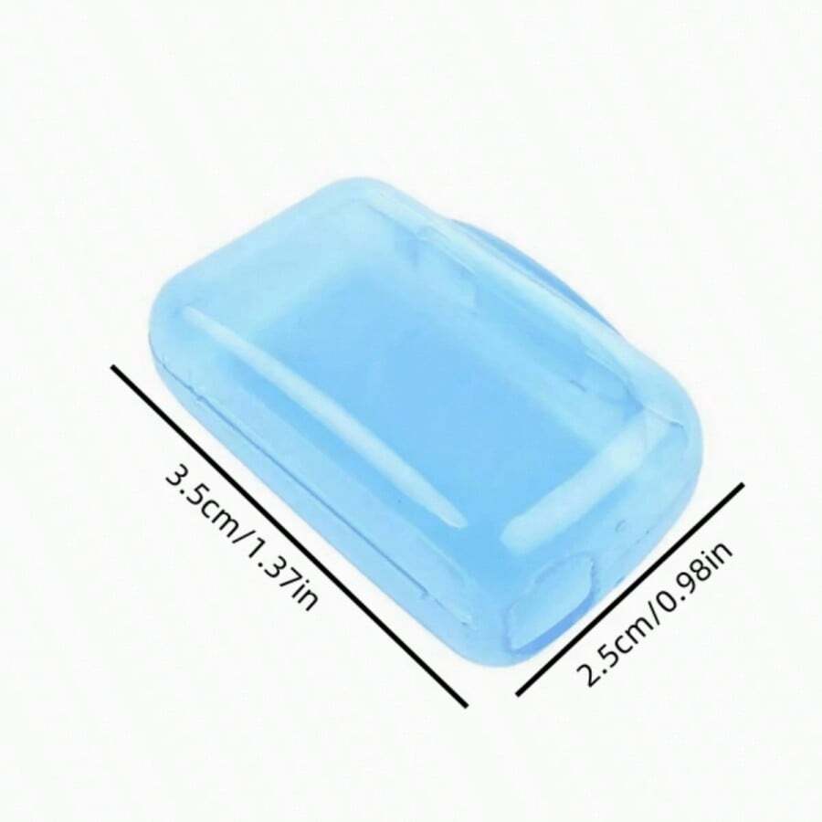 15pcs Portable Toothbrush Covers, Travel Portable Toothbrush Case, Toothbrush Head Protector (Random Color) - Multicolor - View 1