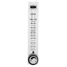 Medidor de flujo de gas acrílico, medidor de flujo de oxígeno, medidor de flujo de aire y gas, 1-10 LPM con válvula de control para medición de oxígeno/aire/gas, medidor de flujo industrial de alta precisión, 8 mm de espiga para una conexión cómoda a mangueras. - otro - Ver 9