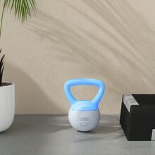 SPORTNOW Soft Kettlebell, 4kg Kettle Bell With Non-Slip Handle For Home Gym Weight Lifting And Strength Training - Pink - View 6