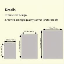 [可爱复古海报] 1 幅趣味复古名言无框洗手海报 | 可爱简约油画，原创墙绘，生日礼物，客厅、卧室、厨房、浴室、走廊装饰，防水可重复使用