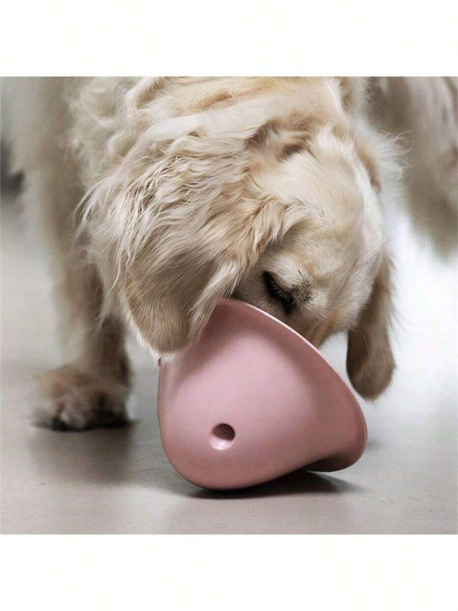 1 Peça Prato Escondedor de Petiscos para Cachorro, Brinquedo de Mastigação de Quebra-cabeça, Brinquedo Interativo de Treinamento de Foco com Comida Escondida para Animais de Estimação, Cor Aleatória