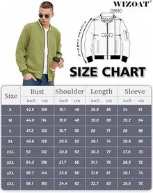 Mens Casual Lightweight CoatChristmas MQ4K - 綠色 - 查看 9