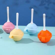 4pcs/2pcs/1pc Silicone Lollipop Shape Ice Ball Mold, Popsicle Mold, Freezer Ice Cube Tray, Creative Lollipop Ice Cream Mold, Freezer Ice Cube Tray, Ice Ball Maker, Ice Cream Mold, Popsicle Mold, Silicone Lollipop Mold, DIY Ice Cream Popsicle, Heat & Cold Resistant Ice Ball Maker - Multicolor - View 17