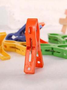 8/16 Pcs/Set Beach Chair Towel Clips, Clothespins, Large Plastic Clothespins For Socks And Clothes, Windproof Clothes Hanger Clips, Beach Towel Clothespins, Clothespins To Keep Your Towel From Blowing, Essential For Beach Vacations