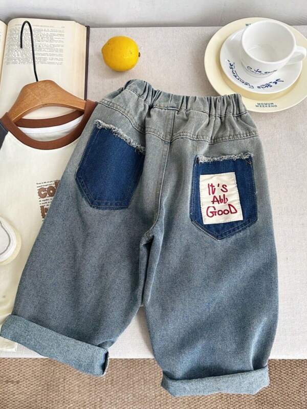 Toddler Boys' Fashionable & Versatile Denim Jeans, Spring