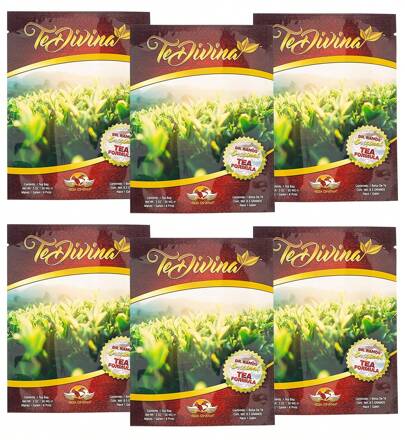 te divina pack de 6 sobres te detox desinflamatorio  ideal  para  limpieza   totalmente natural