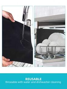 Tapetes de silicone antiaderentes para assar (1/5/10 unidades) - Resistentes ao calor, fáceis de limpar e reutilizáveis, perfeitos para casa, restaurante, churrasco ao ar livre, adequados para forno elétrico/a gás, forno elétrico e grelha, tapete de silicone mais grosso, utensílios de cozinha. - Esteira de grelha de 0,1 - Ver 6