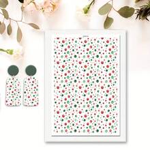 1 coală de hârtie de transfer pentru lut polimeric, imitație de marmură retro abstract flori lut transfer hârtie pentru cercei din lut polimeric, vintage flori margarete transfer hârtie lut bijuterii pictură în ulei bijuterii - Multicolor - Vizualizare 27