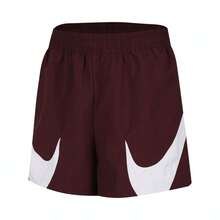 Nike 女士 AS W NSW LOGO MR SHORT 梭织短裤 HV2360-652 - 紅色 - 查看 1
