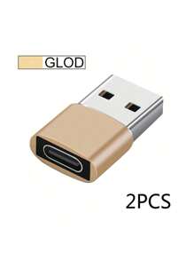 NNBILI 2Pcs USB To Type C OTG Adapter USB USB-C Male To Micro USB Type-C Female Converter Compatible With Macbook Compatible With Samsung S23 S22 S21 S20 USBC OTG Connector(Note: This Product Does Not Support Not Compatible With IPhone Usage, Only Devices That Support OTG Can Charge Normally)