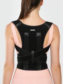 VBOSI (BUY A SIZE UP) Women Men Unisex Adjustable Sporty Back Waist Support Shoulder Brace Posture Corrector