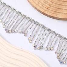 Dây tua rua 6cm (1 Yards) dùng trang trí trang sức, phụ kiện trang sức, dây tua rua đính đá, kim cương, sequin, trang trí quần áo, mặt dây chuyền, phụ kiện trang sức. - nhiều màu - Xem 4