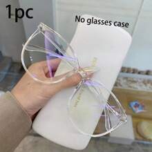 1/2 Stücke Unisex Stud Brille mit klaren Gläsern für Computer, Lesen, Gaming, TV, Smartphones, Augenschutz, klare Linsen Brillen Accessoires für Frauen