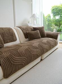 1 husă de canapea pufoasă, în stil boem, culoare solidă - matlasată, antiderapantă, potrivită pentru toate anotimpurile, ușor de întreținut, lavabilă la mașină, prietenoasă cu animalele de companie, moale și confortabilă - perfectă pentru sufragerie, dormitor, birou, decor pentru casă, protecție canapea pentru combinații de una până la trei locuri.