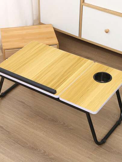 Adjustable Laptop Desk, Foldable Bedside Table, Portable Lap Bureau Dorm, Study, Office, om