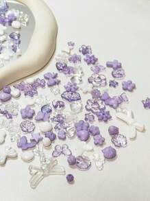 Accesorios DIY de acrílico, estuches de teléfono de pegamento crema, pasadores para el cabello, materiales decorativos, accesorios barrocos, pendientes hechos a mano, sombreros, zapatos, accesorios de ropa. Este producto se utiliza ampliamente en decoración, colgantes.