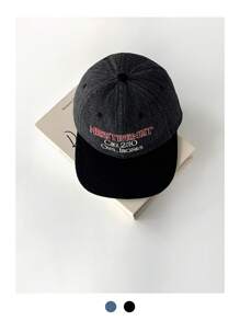 1pc Sunrise Pattern Letter Embroidered Flat Brim Wide Brim Baseball Cap, Spring/Summer Outing, Face-Flattering Casual Hip Hop Snapback Hat, Sun Protection