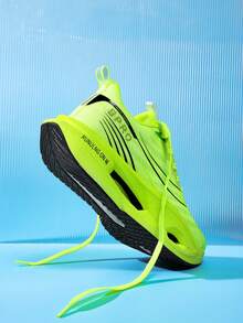 L.S.W.P 男士休闲舒适运动鞋,防滑耐用鞋底 - 适合跑步、慢跑、网球和健身房 - 休闲舒适运动鞋,适合所有季节 - 綠色 - 查看 3